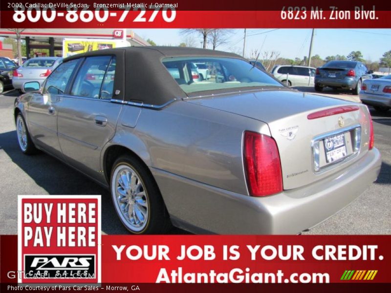 Bronzemist Metallic / Oatmeal 2002 Cadillac DeVille Sedan