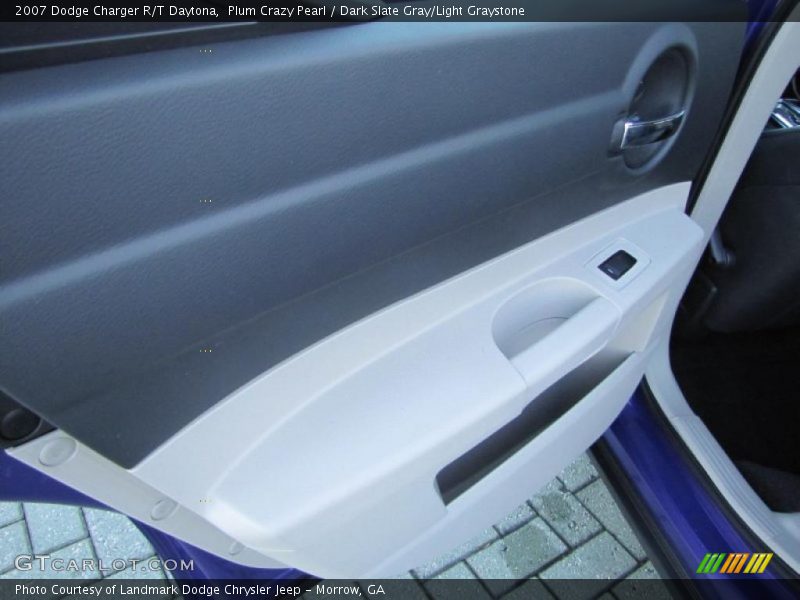 Plum Crazy Pearl / Dark Slate Gray/Light Graystone 2007 Dodge Charger R/T Daytona