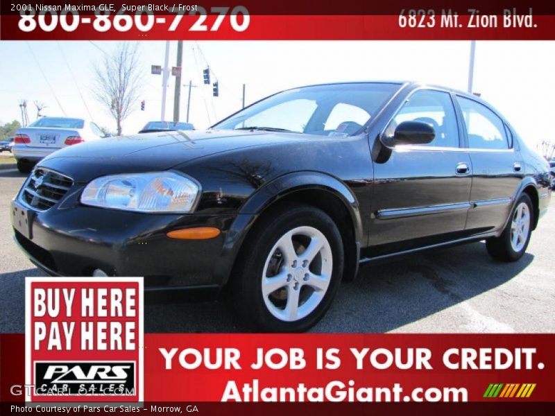 Super Black / Frost 2001 Nissan Maxima GLE