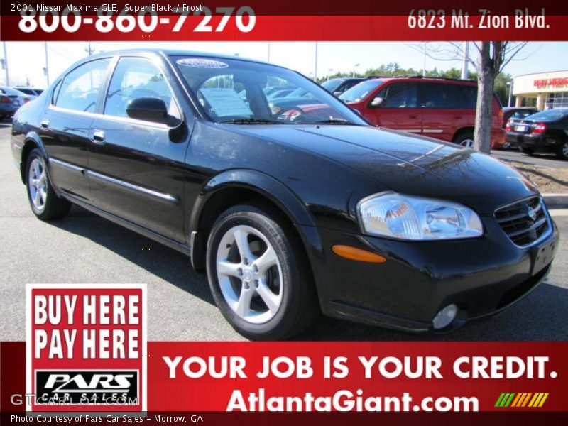 Super Black / Frost 2001 Nissan Maxima GLE