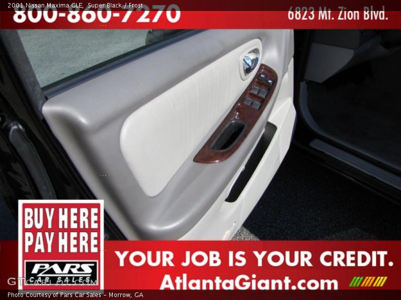 Super Black / Frost 2001 Nissan Maxima GLE