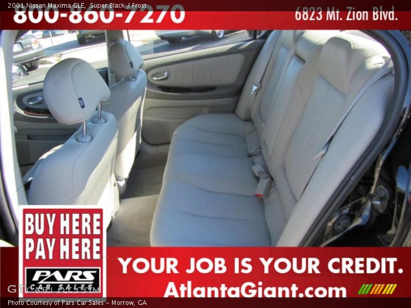 Super Black / Frost 2001 Nissan Maxima GLE