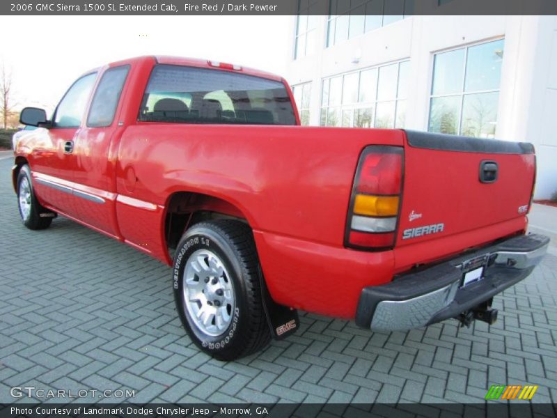 Fire Red / Dark Pewter 2006 GMC Sierra 1500 SL Extended Cab