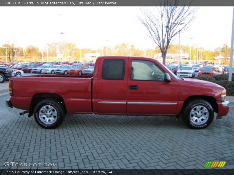Fire Red / Dark Pewter 2006 GMC Sierra 1500 SL Extended Cab
