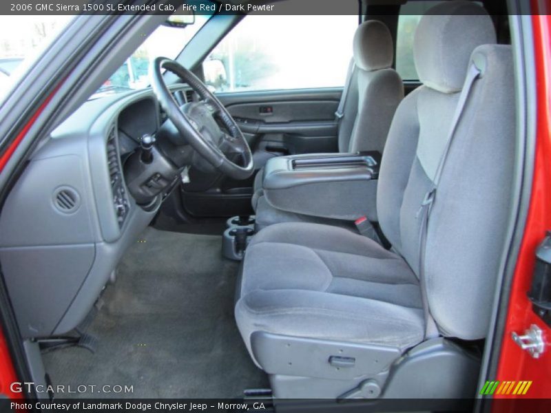  2006 Sierra 1500 SL Extended Cab Dark Pewter Interior