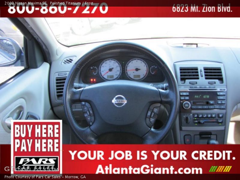 Polished Titanium / Frost 2003 Nissan Maxima SE