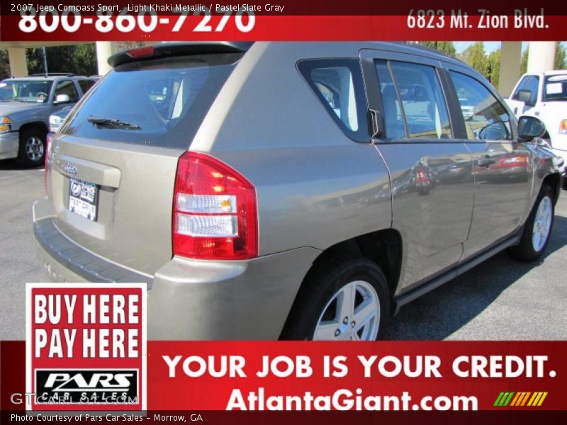 Light Khaki Metallic / Pastel Slate Gray 2007 Jeep Compass Sport