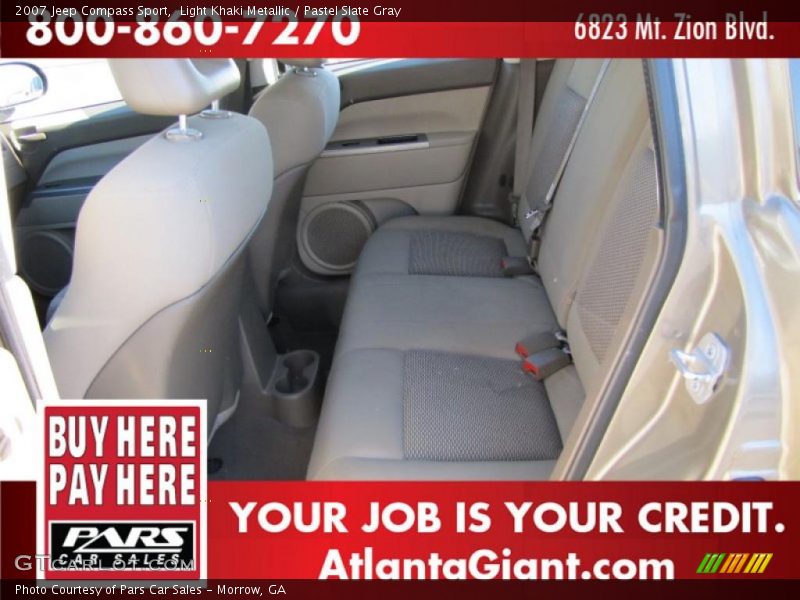 Light Khaki Metallic / Pastel Slate Gray 2007 Jeep Compass Sport