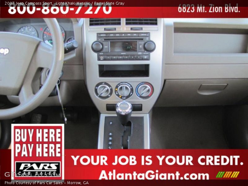 Light Khaki Metallic / Pastel Slate Gray 2007 Jeep Compass Sport
