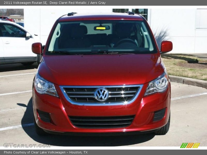 Deep Claret Red Metallic / Aero Gray 2011 Volkswagen Routan SE