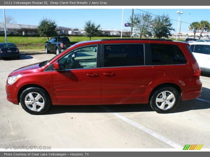 Deep Claret Red Metallic / Aero Gray 2011 Volkswagen Routan SE