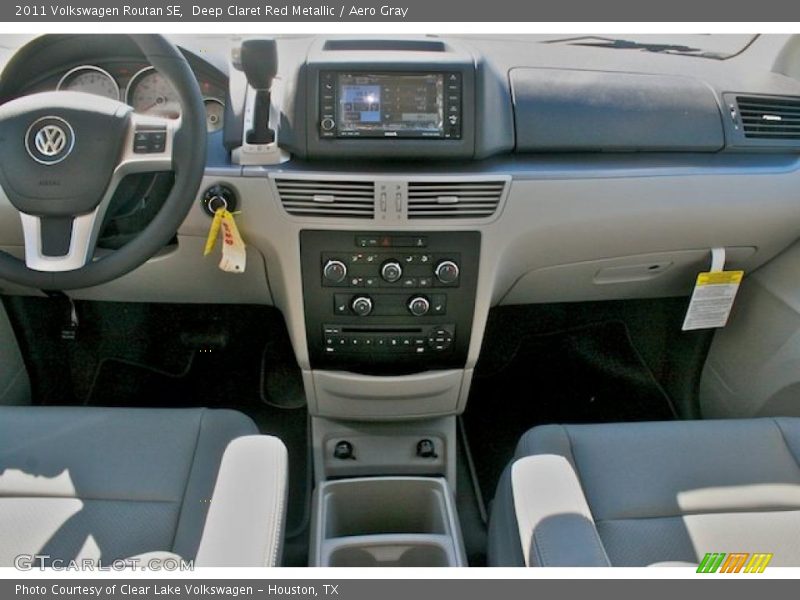 Deep Claret Red Metallic / Aero Gray 2011 Volkswagen Routan SE