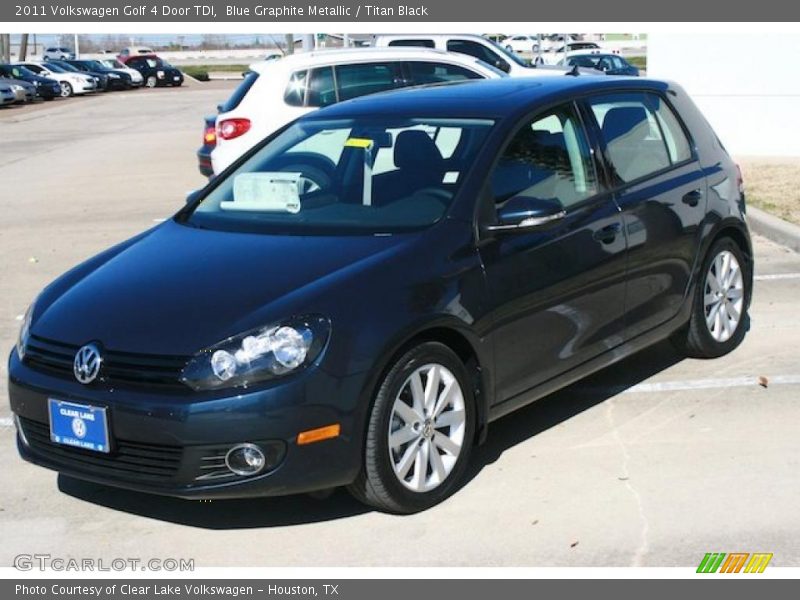 Blue Graphite Metallic / Titan Black 2011 Volkswagen Golf 4 Door TDI