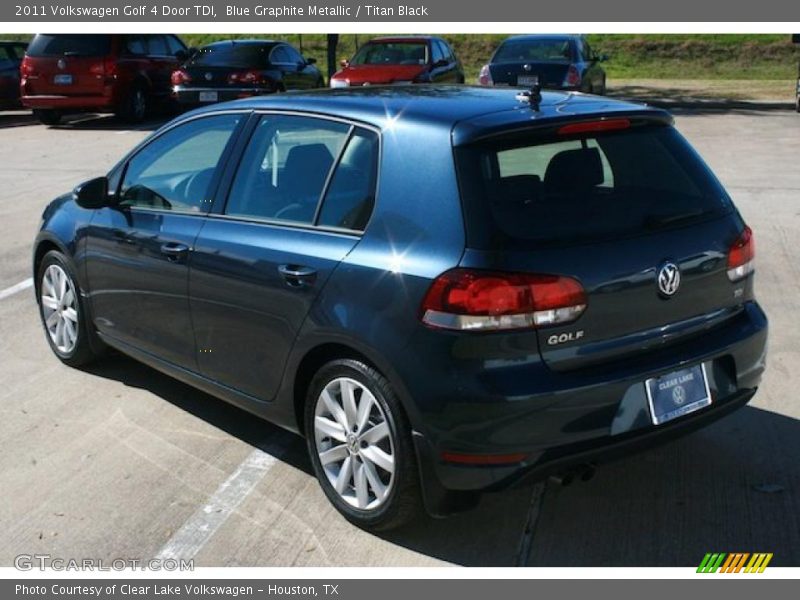 Blue Graphite Metallic / Titan Black 2011 Volkswagen Golf 4 Door TDI
