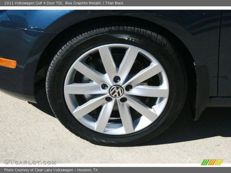 Blue Graphite Metallic / Titan Black 2011 Volkswagen Golf 4 Door TDI