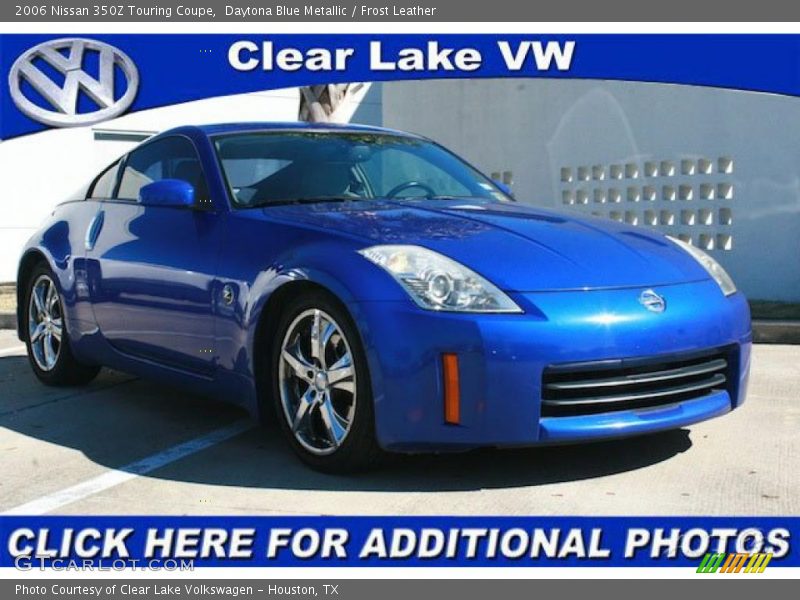 Daytona Blue Metallic / Frost Leather 2006 Nissan 350Z Touring Coupe