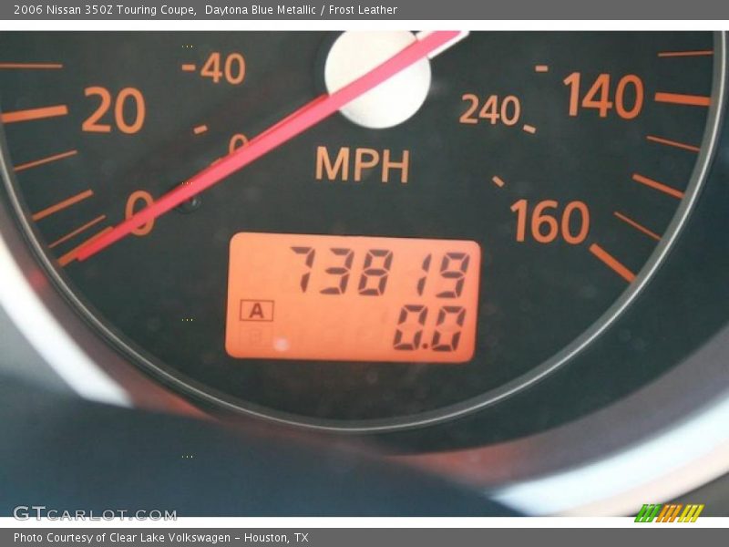 Daytona Blue Metallic / Frost Leather 2006 Nissan 350Z Touring Coupe