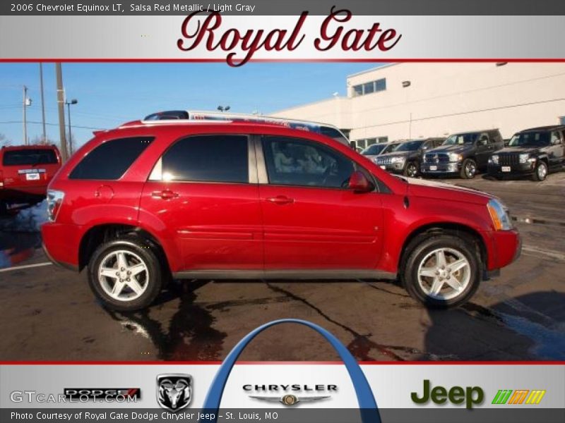 Salsa Red Metallic / Light Gray 2006 Chevrolet Equinox LT