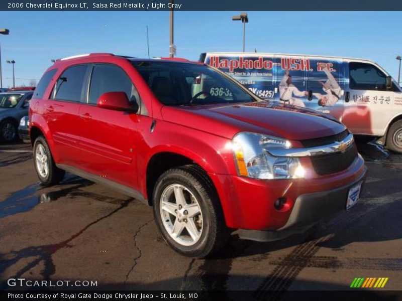 Salsa Red Metallic / Light Gray 2006 Chevrolet Equinox LT