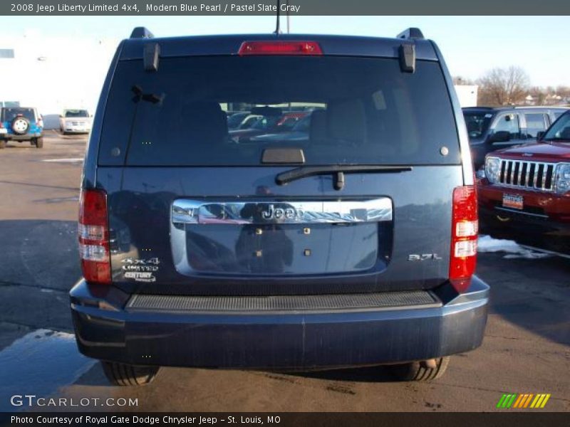Modern Blue Pearl / Pastel Slate Gray 2008 Jeep Liberty Limited 4x4