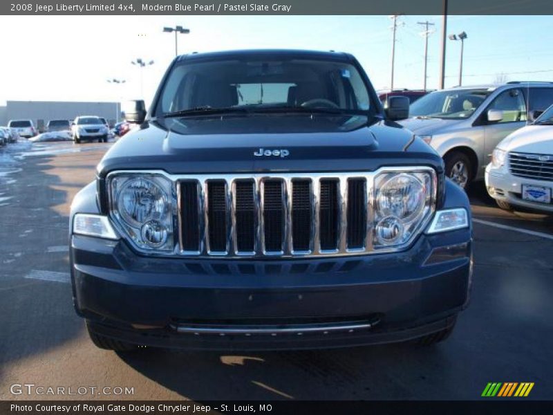 Modern Blue Pearl / Pastel Slate Gray 2008 Jeep Liberty Limited 4x4