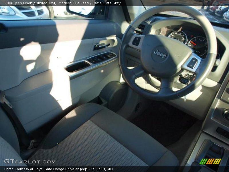 Modern Blue Pearl / Pastel Slate Gray 2008 Jeep Liberty Limited 4x4