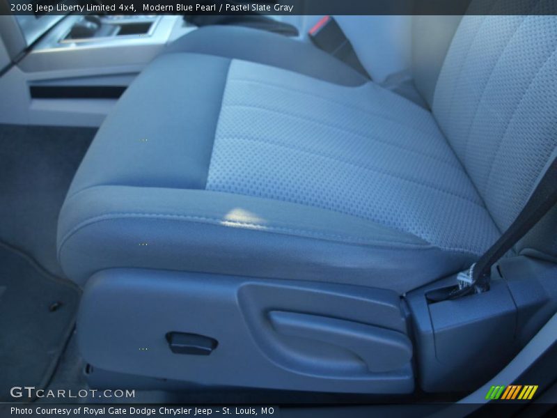 Modern Blue Pearl / Pastel Slate Gray 2008 Jeep Liberty Limited 4x4