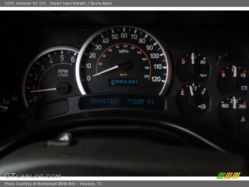 Desert Sand Metallic / Ebony Black 2005 Hummer H2 SUV