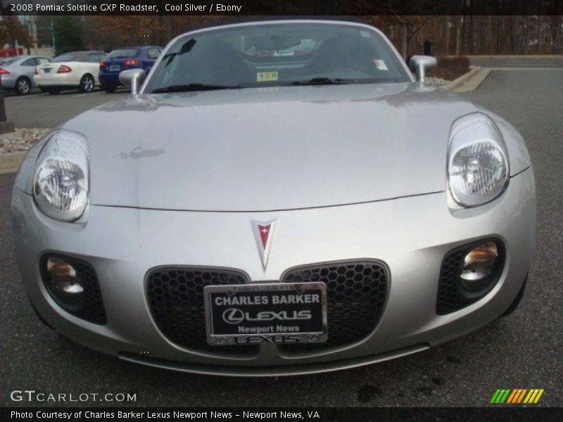 Cool Silver / Ebony 2008 Pontiac Solstice GXP Roadster
