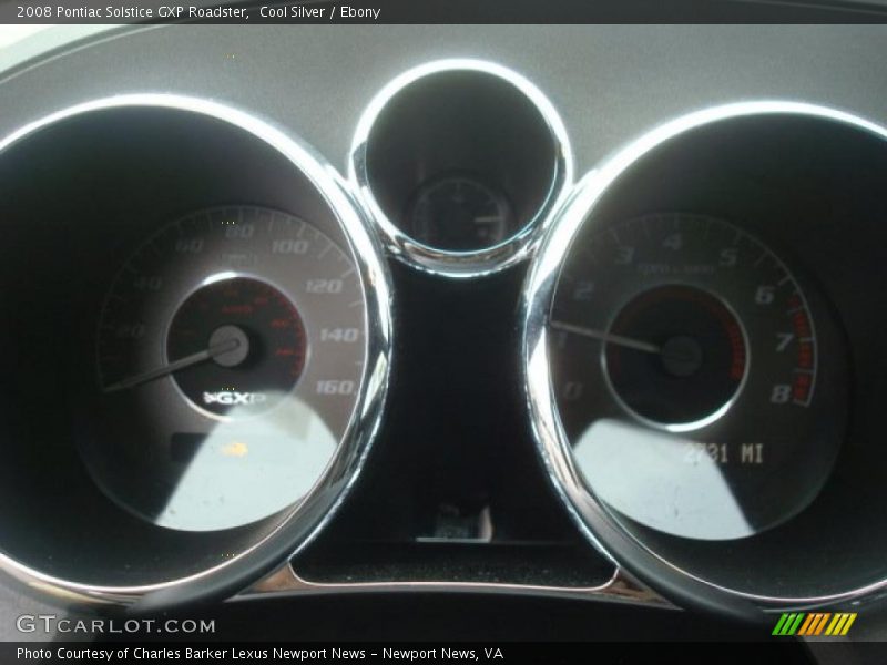 Cool Silver / Ebony 2008 Pontiac Solstice GXP Roadster