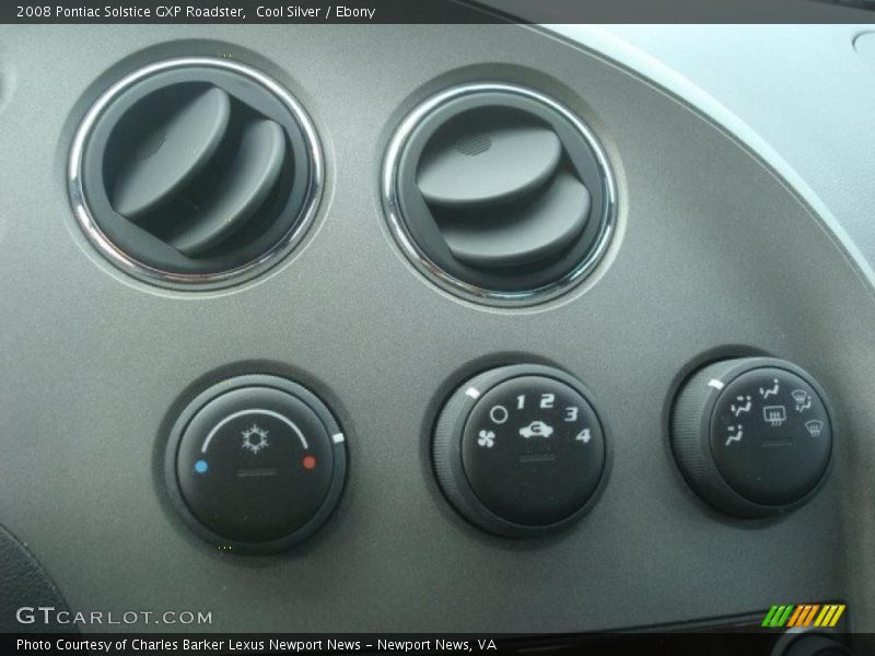 Cool Silver / Ebony 2008 Pontiac Solstice GXP Roadster