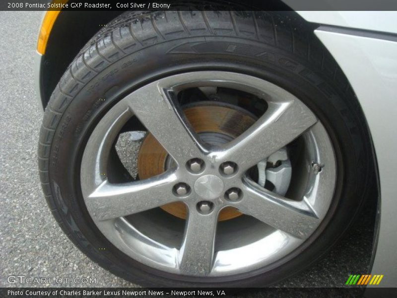 Cool Silver / Ebony 2008 Pontiac Solstice GXP Roadster