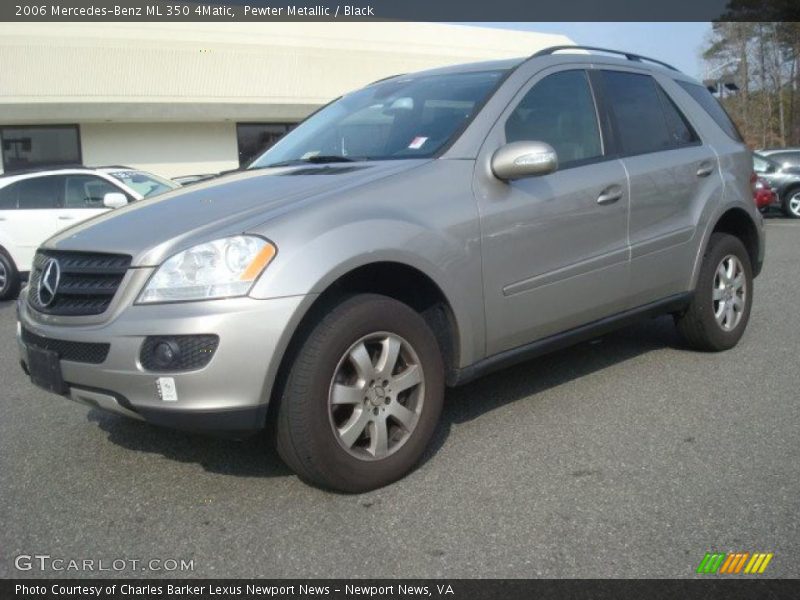 Pewter Metallic / Black 2006 Mercedes-Benz ML 350 4Matic