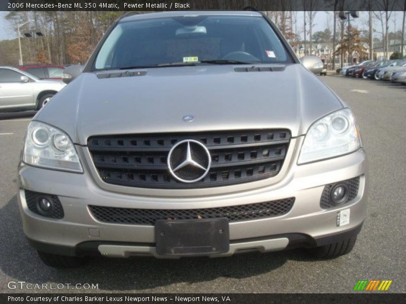 Pewter Metallic / Black 2006 Mercedes-Benz ML 350 4Matic