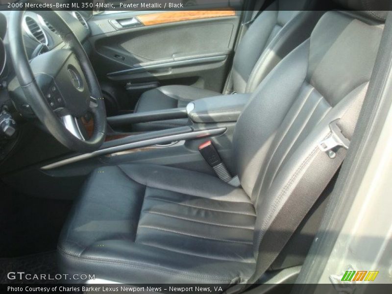Pewter Metallic / Black 2006 Mercedes-Benz ML 350 4Matic