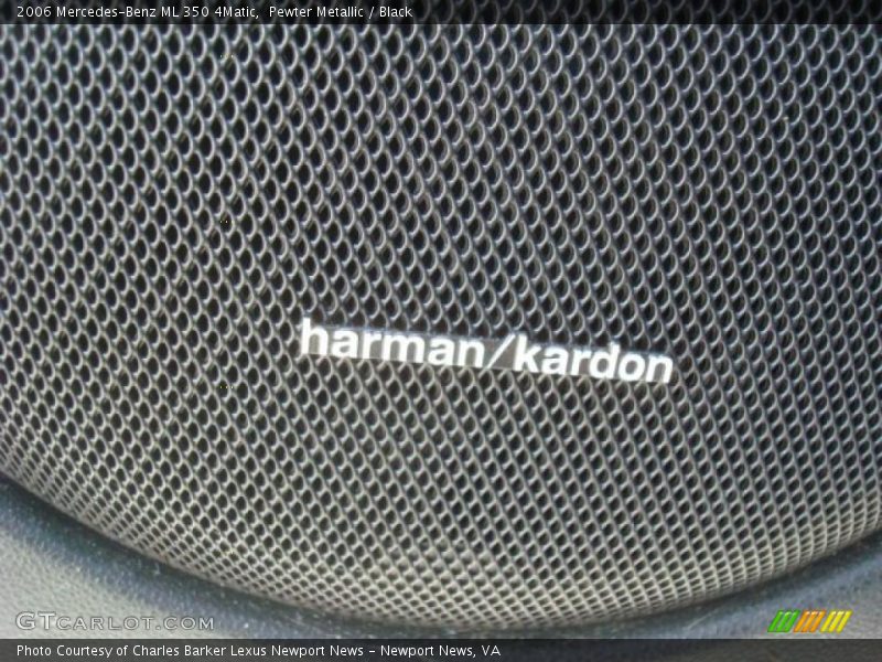 Pewter Metallic / Black 2006 Mercedes-Benz ML 350 4Matic