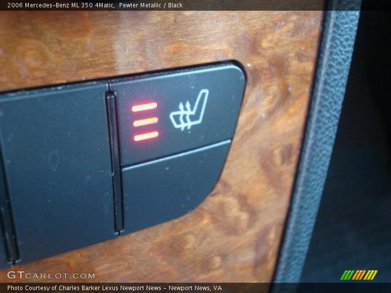 Pewter Metallic / Black 2006 Mercedes-Benz ML 350 4Matic
