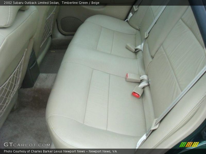 Timberline Green / Beige 2002 Subaru Outback Limited Sedan