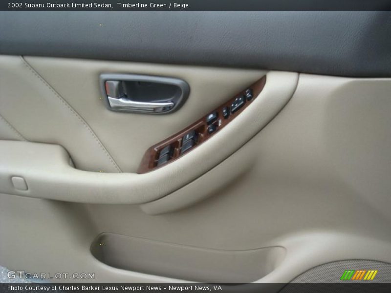Timberline Green / Beige 2002 Subaru Outback Limited Sedan