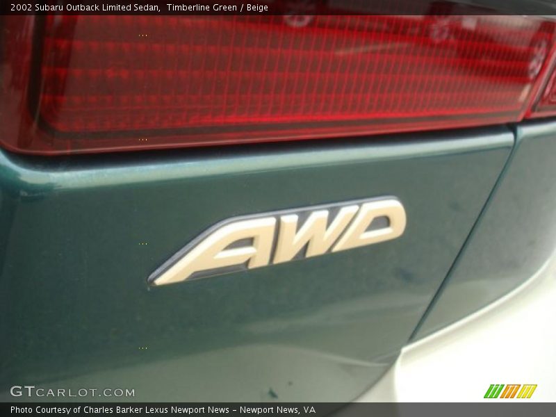 Timberline Green / Beige 2002 Subaru Outback Limited Sedan