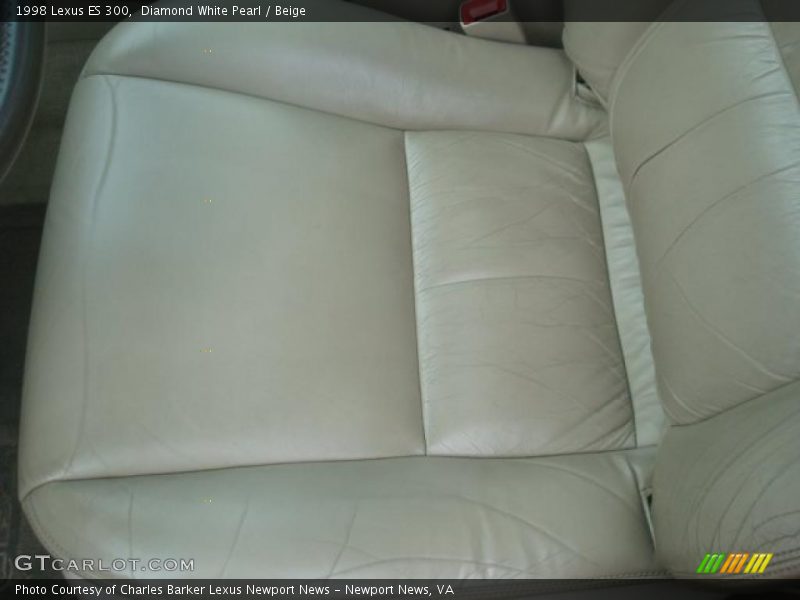 Diamond White Pearl / Beige 1998 Lexus ES 300
