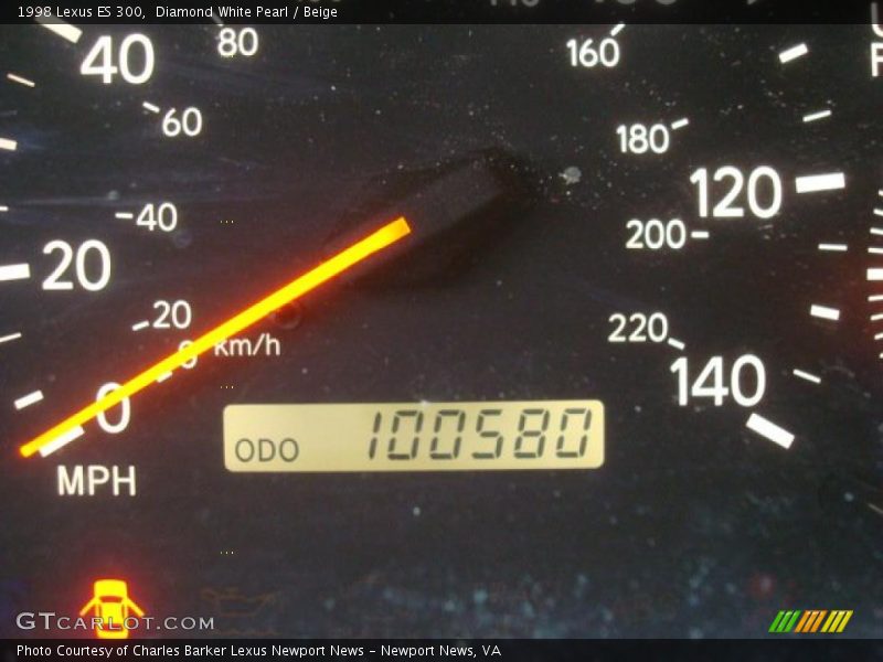 Diamond White Pearl / Beige 1998 Lexus ES 300