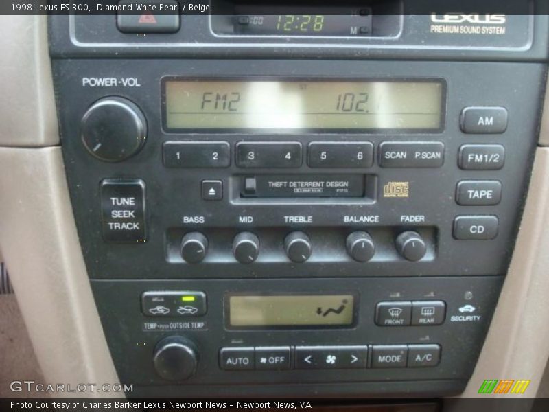 Controls of 1998 ES 300