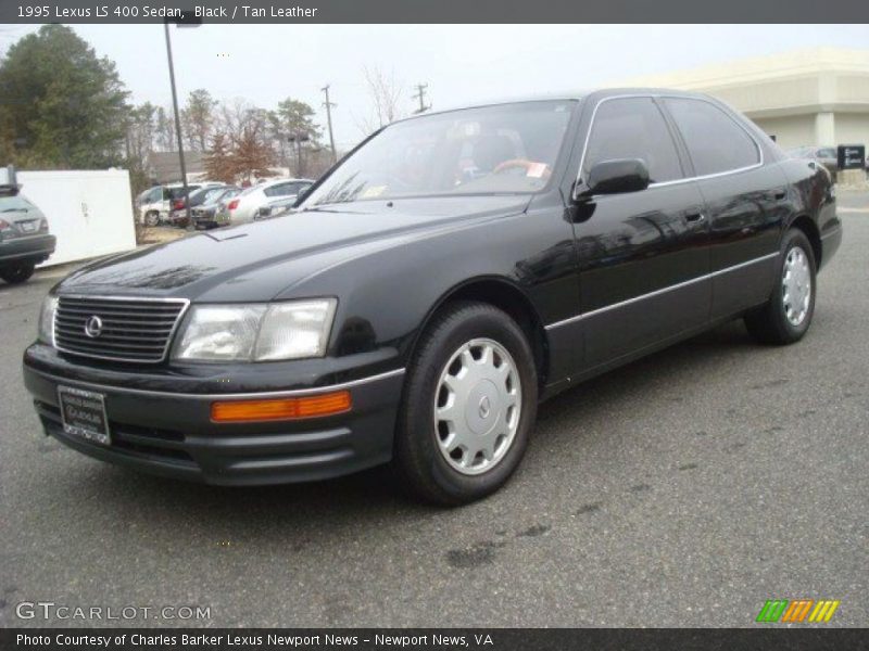 Black / Tan Leather 1995 Lexus LS 400 Sedan