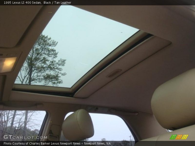 Black / Tan Leather 1995 Lexus LS 400 Sedan