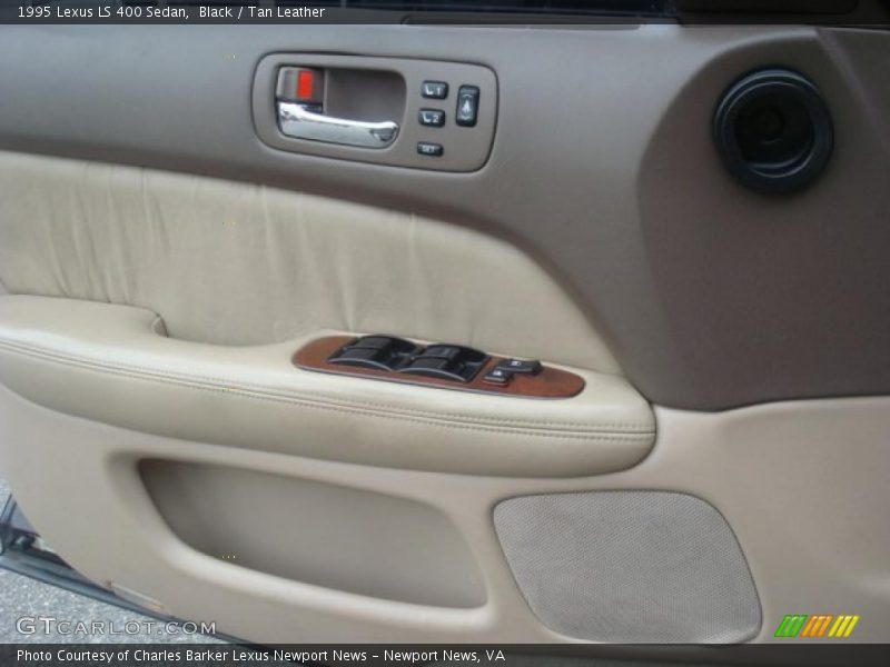 Black / Tan Leather 1995 Lexus LS 400 Sedan