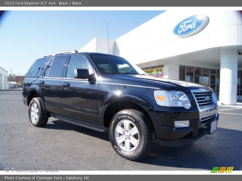 Black / Black 2010 Ford Explorer XLT 4x4