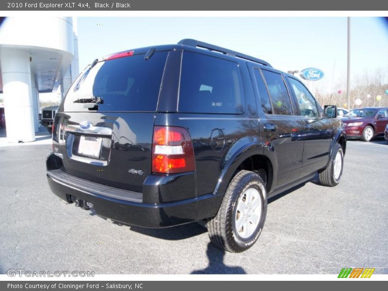 Black / Black 2010 Ford Explorer XLT 4x4
