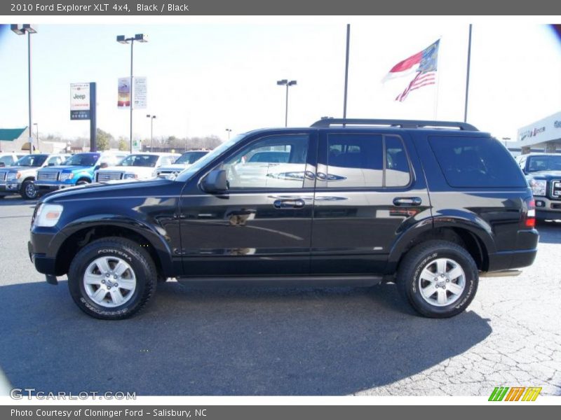 Black / Black 2010 Ford Explorer XLT 4x4