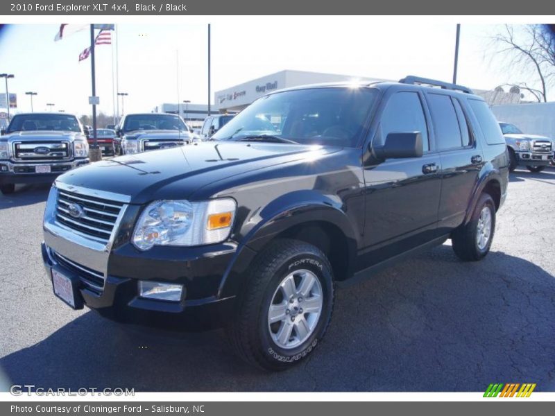 Black / Black 2010 Ford Explorer XLT 4x4